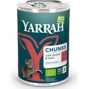 Yarrah Bio Chunks bio kuracie a bio hovädzie s bio žihľavou a bio paradajkami v omáčke 24 x 405 g