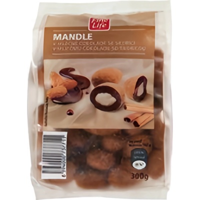 Fine Life Mandle v mléčné čokoládě se skořicí 300 g