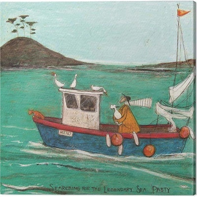 Obraz na plátne Sam Toft - Searching for the Legendary Sea Pasty, 2 - 40×40 cm