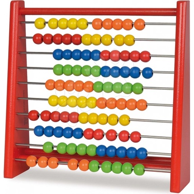 Eichhorn Počítadlo Abacus 100 barevných kuliček – Zboží Mobilmania