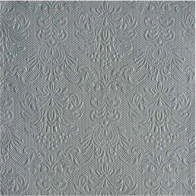 Ambiente ubrousky Elegance 3V šedé 15ks 33x33cm