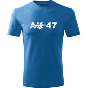 DRAGOWA детска тениска с къс ръкав ak47, синя (7103)