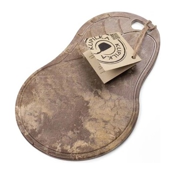 KUPILKA kaarna s дъска за сервиране, кафява (21101)