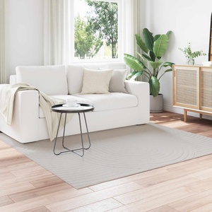 vidaXL Килим за вътрешна и външна употреба PALMERAS Крем 200 x 200 cm (42022578)