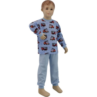 Esito chlapecké pyžamo hasiči hasiči modrá