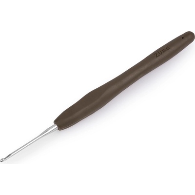 Háček na háčkování se silikonovou rukojetí vel. 2-6, malé, 1 (2 mm) náhodná barva