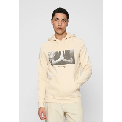 Mister Tee Pray Hoody sand XXLUB-MT275-00208 - Бял, размер XS