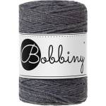 Bobbiny 3PLY Macramé Rope 1, 5 mm 100 m Charcoal юта (TD-E007)