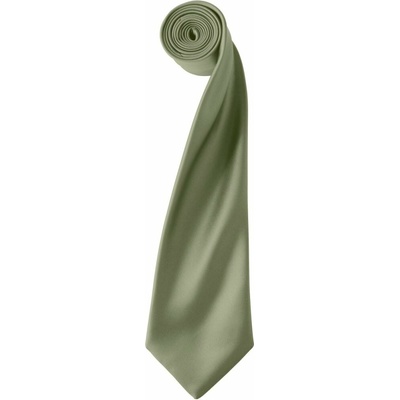 Premier Workwear Pánská saténová kravata PR750 Olive