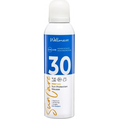 Wellmaxx Sun Care Sun Protection Mousse SPF30 200 ml