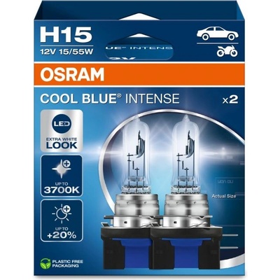 H15 12V 55/15W PGJ23t-1 Cool Blue Intense NextGeneration 3700K BOX (2837)