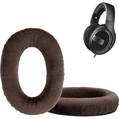 kwmobile náhradní náušníky na sluchátka 2x pro Sennheiser HD 559 / 569 / 599 Ear Pads hnědá – Zboží Mobilmania