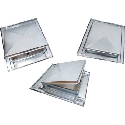 EVROmat Pozinkovaný střešní výlez 60 x 60 cm do tašek plechový poklop WY10000101 – Zboží Mobilmania