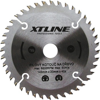 Xtline TCT15040 Kotouč pilový na dřevo 150x20/40 zubů