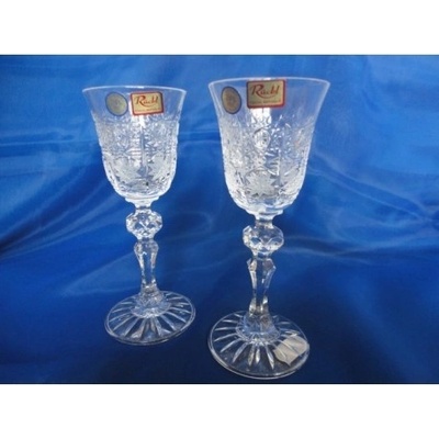 Bohemia Crystal Skleničky na likér Laura křišťálové broušené 57001 olovnatý křišťál 6 x 60 ml