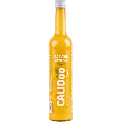 CALIDOO Zázvor, citron tekuté vitamíny s medem 500 ml
