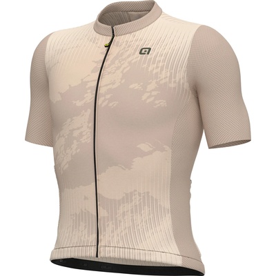 Alé Мъжка фланелка с къс ръкав за колоездене Alé Krakatoa Jersey Cycling jersey - Beige - размер XXL (056-3420-0117)