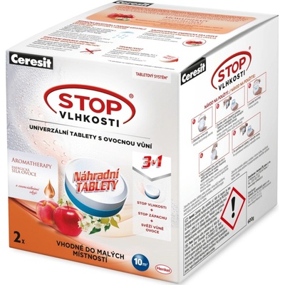 Ceresit Stop vlhkosti BBQ tablety 2x300g ovocie