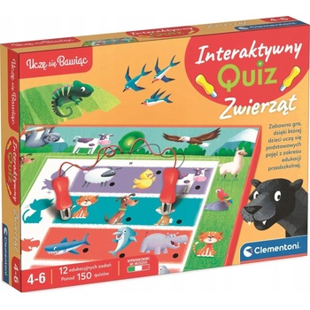 Clementoni Клементони Интерактивна викторина Животни Настолна игра 4+ (50942 clementoni)