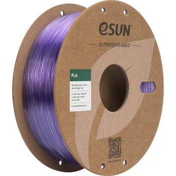 eSUN PLA-Clear Translucent Light Purple - 1, 75 mm / 1000 g (PLA-Clear175T-QZ1P1)