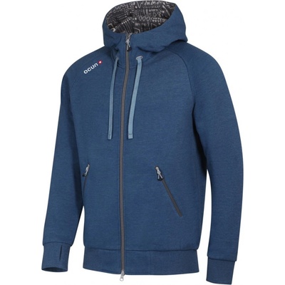 Ocún Hoodie Zipper Men blue opal