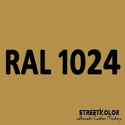 RAL 1024 akrylová auto farba lesklá alebo matná 1 liter + tužidlo + riedidlo
