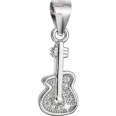 Pavona Stříbrný přívěsek kytara se zirkony 14036.1 crystal