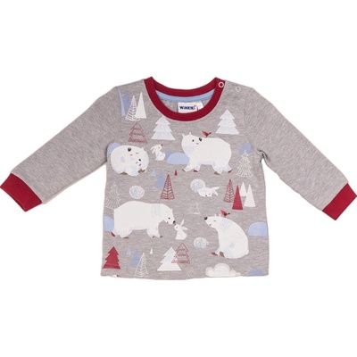 Winkiki Dojčenské tričko Sivá