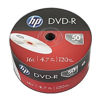 HP DVD-R 4.7GB 16x, bulk, 50ks (DME00070-3)