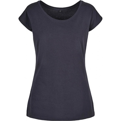 Built your Brand Wide Neck Námořnická modrá – Hledejceny.cz