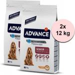 ADVANCE Dog Medium Senior 2 x 12 кг