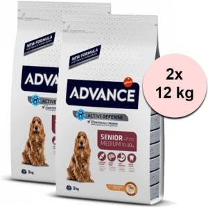 ADVANCE Dog Medium Senior 2 x 12 кг