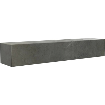 Audo Hnědo šedá mramorová nástěnná police Plinth 60 cm