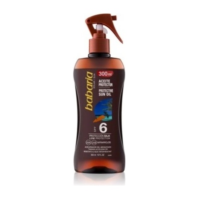 Babaria Sun Protective olej na opalování ve spreji SPF6 300 ml