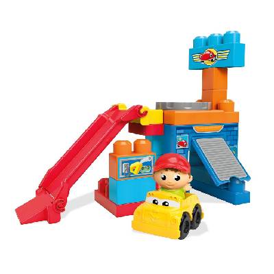Детски строител - Въртящият се гараж, Mega Bloks (DKX87)