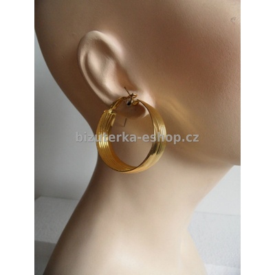 Bizuterka-eshop.cz kruhy 03675 zlaté