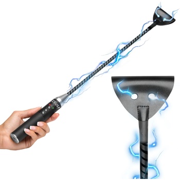 Image 1 of Zeus Electrosex E-Stim Crop Black