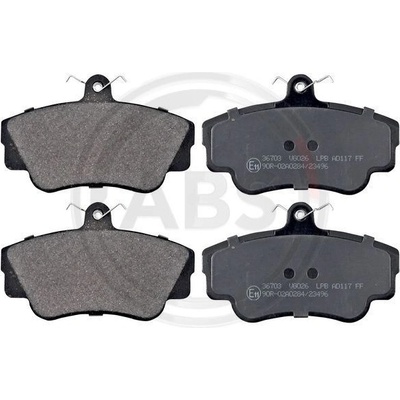 Sada brzdových platničiek kotúčovej brzdy A.B.S. 36667