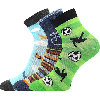 Boma 3pack ponožky Kay mix B kluk