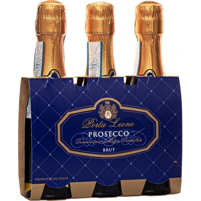 Porta Leone Prosecco Spumante DOC Brut 3 x 11% 0,2 l 0,75 l (holá láhev)