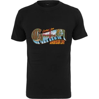 Mister Tee Мъжка тениска в черен цвят Mister Tee American Life GreetingsUB-MT1855-00007 - Черен, размер XL
