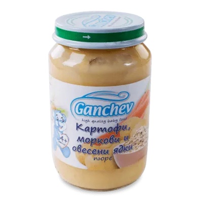 Ганчев пюре Картоф, морков и овесени ядки