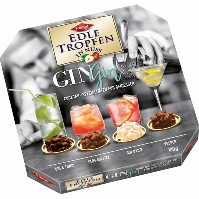 Trumpf Edle Gin pralinky s čokoládovo orieškovou polevou 100 g