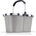 Reisenthel carrybag herringbone gray - Stable shopping basket with lots of storage space and practical inner pocket - Elegant and water-repellent design - BK7074