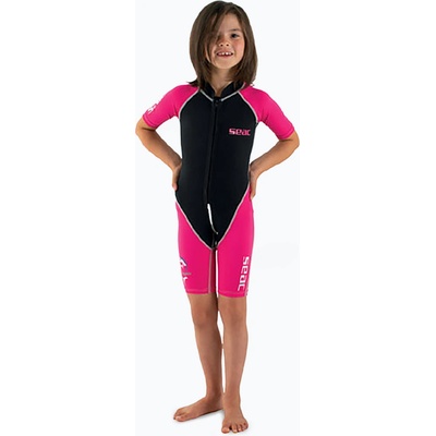 detský SEAC Shorty Dolphin 1,5 mm black/pink
