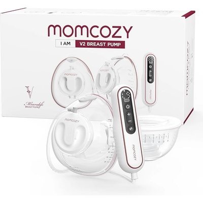 Momcozy Momcozy V2 електрическа помпа за кърма, бял (BP141-IR00BA-A)