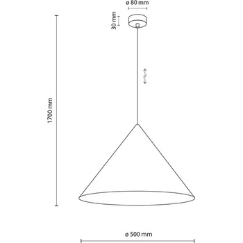 TK Lighting Cono E27 10010