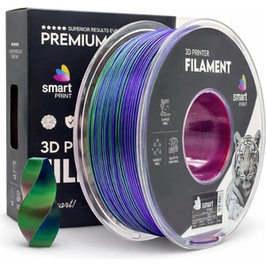 Smart Print FG-S112-E1, 3D нишка, PLA Silk, 1, 75 мм, 1000 г, трицветен, многоцветен (Royal blossom) (FG-S112-E1)