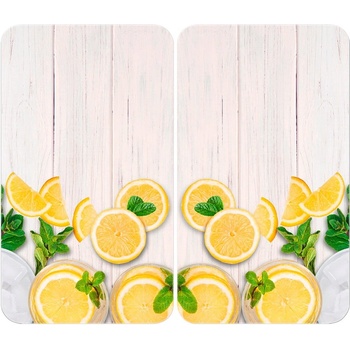 Wenko Капаци за печка от закалено стъкло 2 бр. 52x30 cm Lemons - Wenko (2521512500)