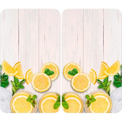 Wenko Капаци за печка от закалено стъкло 2 бр. 52x30 cm Lemons - Wenko (2521512500)